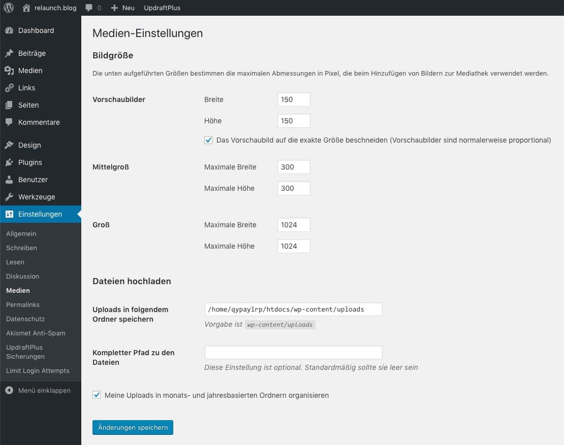 WordPress Tutorial - Die Grundeinstellungen Bei WordPress Erklärt ...